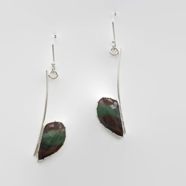 Chrysoprase Statement Earrings