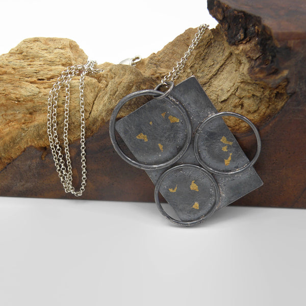 Keum-Boo Circle Necklace