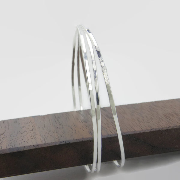 Bangles - Stack of 5 Bangles - Textured Bangles