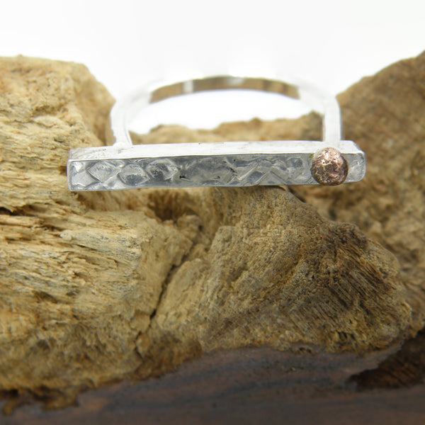 Silver and Copper Ring
