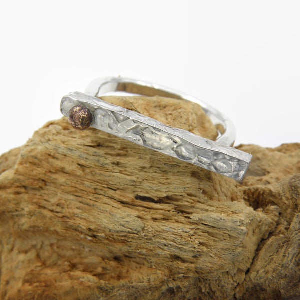 Silver and Copper Ring