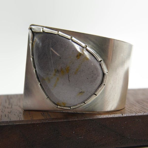 Mookaite Fold Over Ring