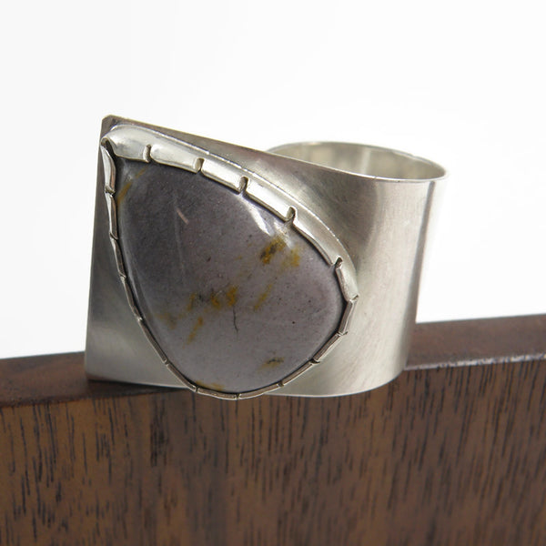Mookaite Fold Over Ring
