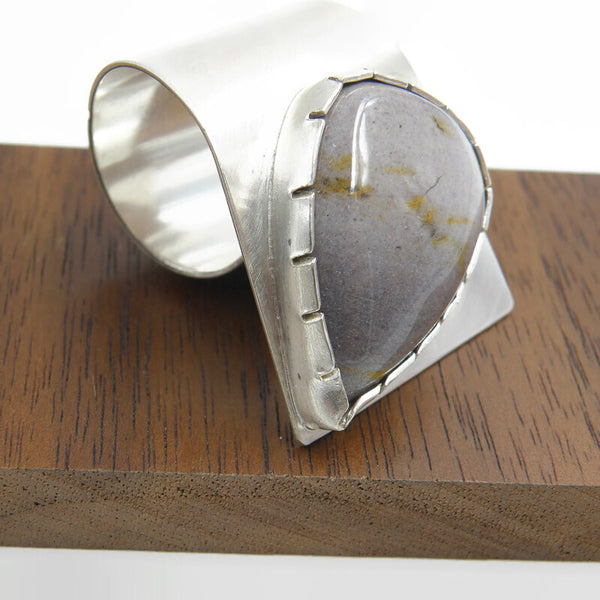 Mookaite Fold Over Ring