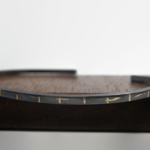 Gold Inlay Fulfillment Cuff Bracelet