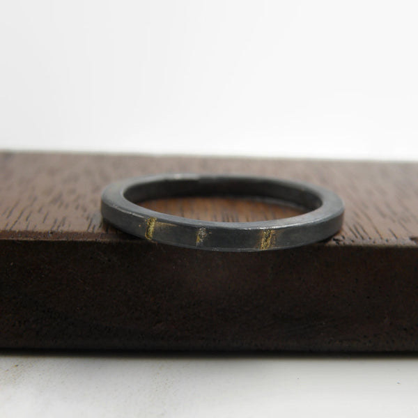 Gold Inlay Fulfillment Stacker Ring