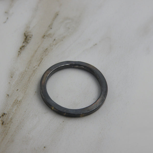 Gold Inlay Fulfillment Stacker Ring