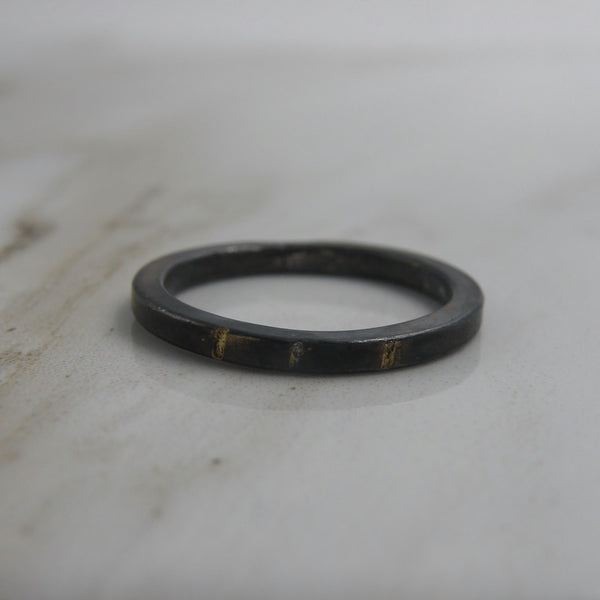 Gold Inlay Fulfillment Stacker Ring