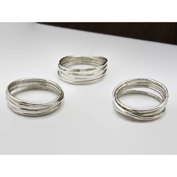 Round and Round - Sterling Silver Stacker Ring