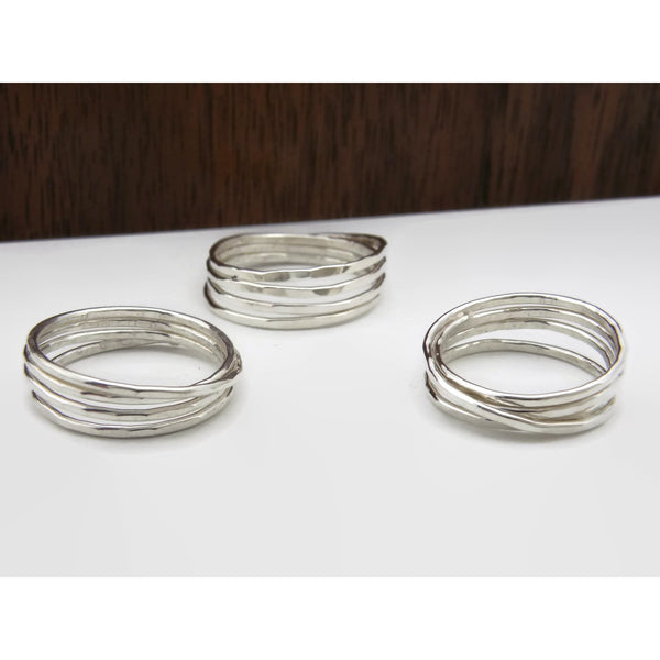 Round and Round - Sterling Silver Stacker Ring