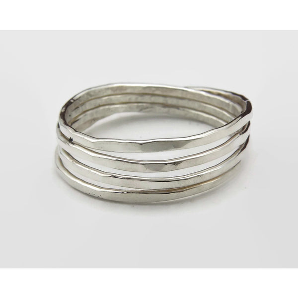 Round and Round - Sterling Silver Stacker Ring