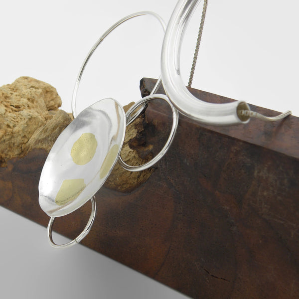 Keum-Boo Circles Pendant