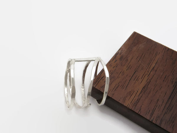 Negative Space Sterling Silver Ring