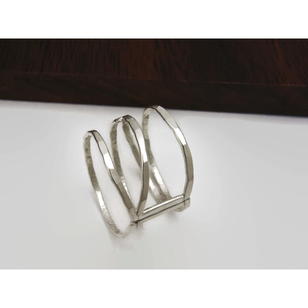 Negative Space Sterling Silver Ring