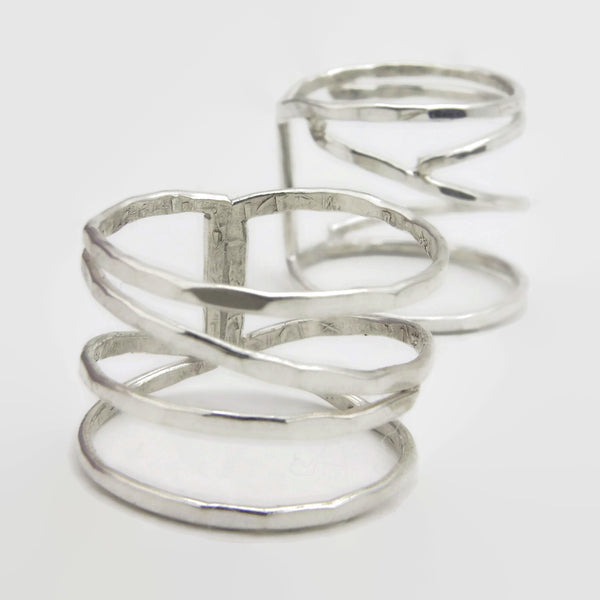 Negative Space Sterling Silver Ring