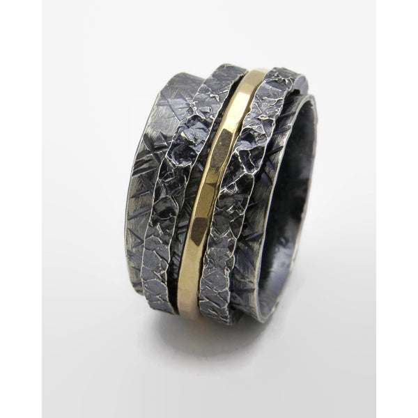 Triple Chunky Spinner Ring