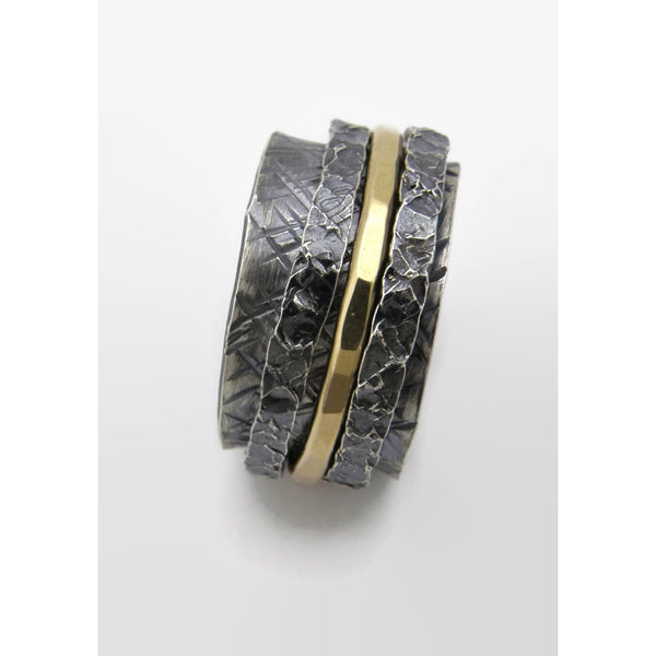 Triple Chunky Spinner Ring