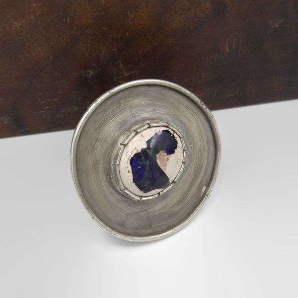 Cantera Opal Adjustable Ring Purple
