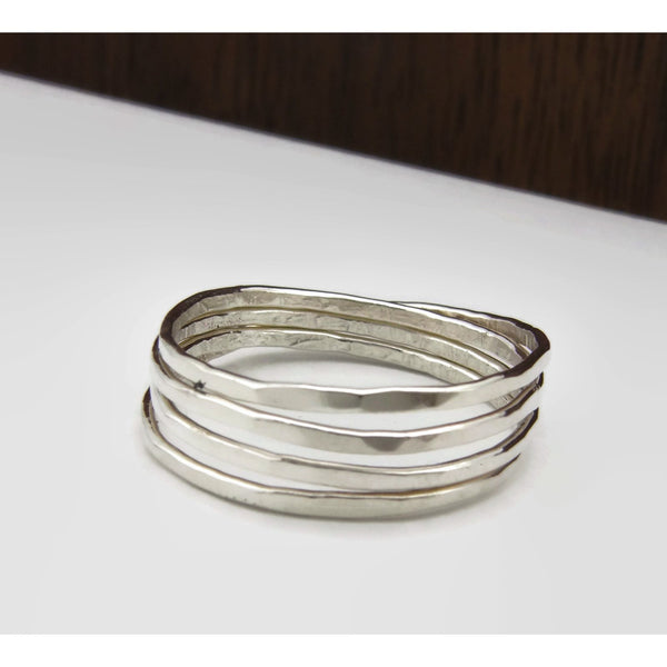 Round and Round - Sterling Silver Stacker Ring