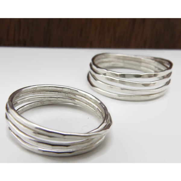 Round and Round - Sterling Silver Stacker Ring